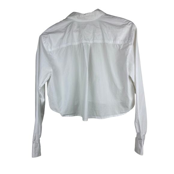 Madewell White Button Down Shirt - Picture 3 of 6